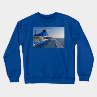 Greece. Aegean sea. On a cruise ship. Crewneck Sweatshirt